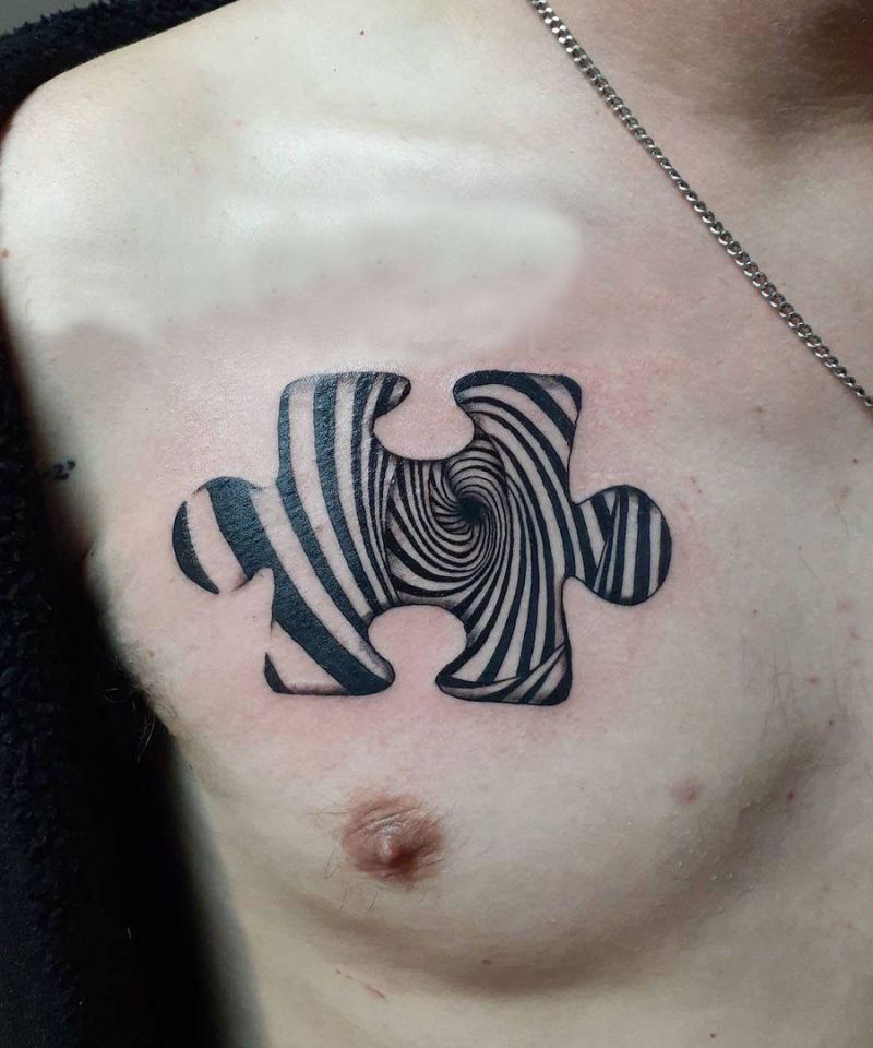 30 Gorgeous Optical Illusion Tattoos for Your Inspiration