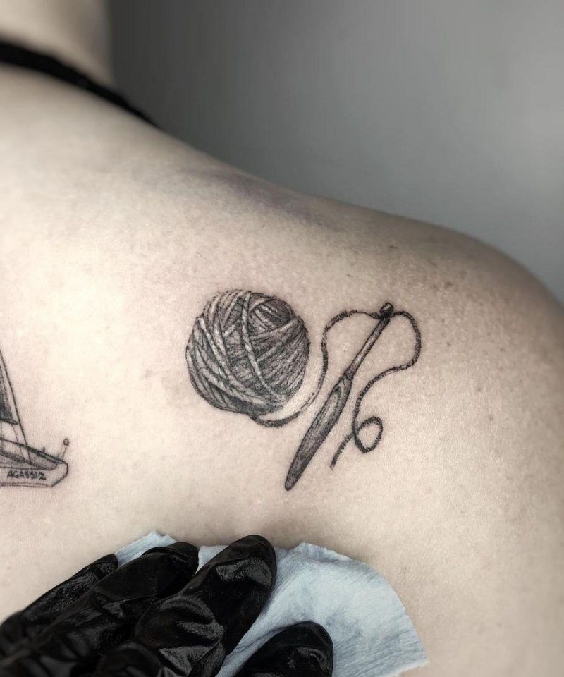 30 Pretty Yarn Tattoos You Can Copy