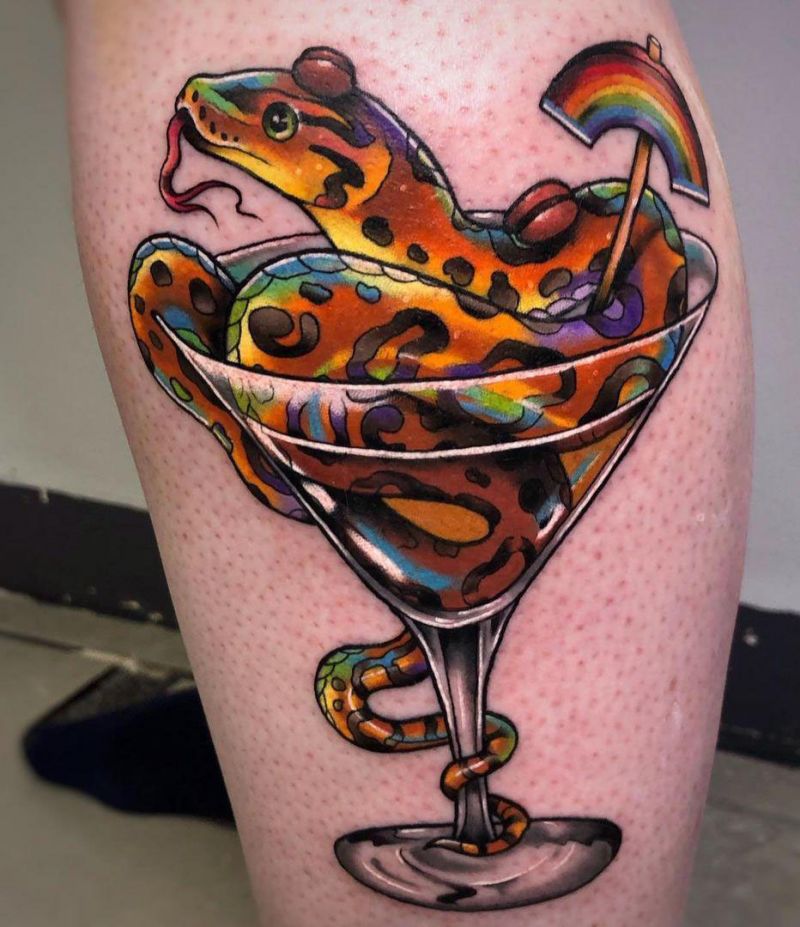 30 Pretty Cocktail Tattoos You Can Copy