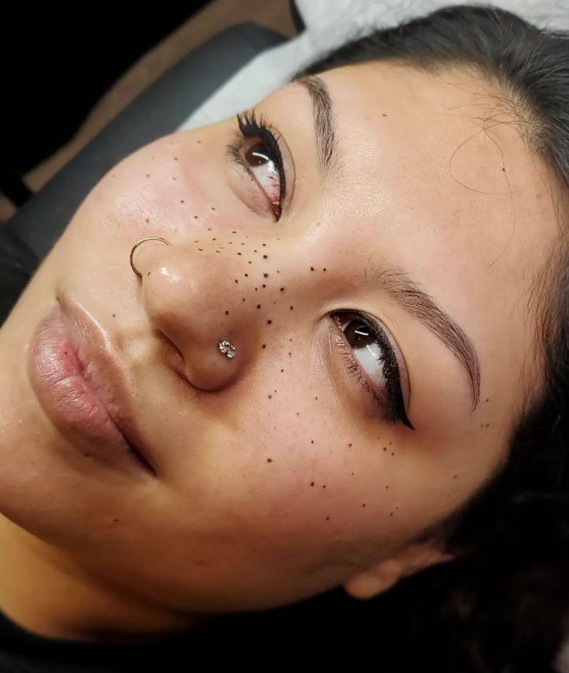 30 Unique Freckle Tattoos to Inspire You