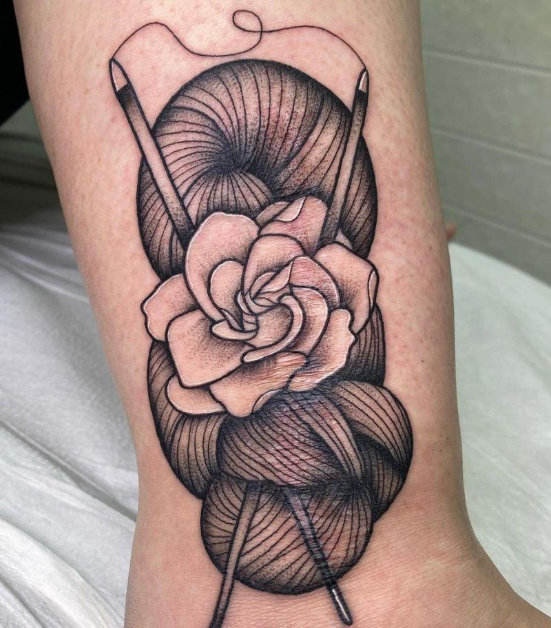 30 Unique Gardenia Tattoos You Must Love