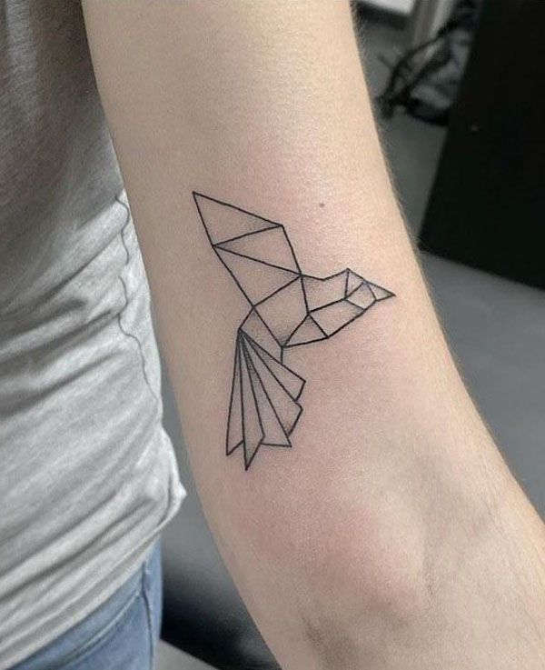 30 Unique Geometric Bird Tattoos You Can Copy