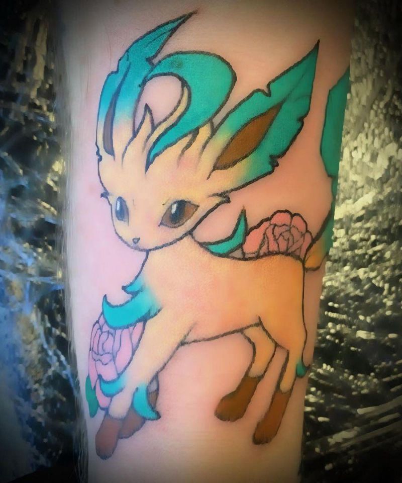 30 Cute Leafeon Tattoos You Must Try