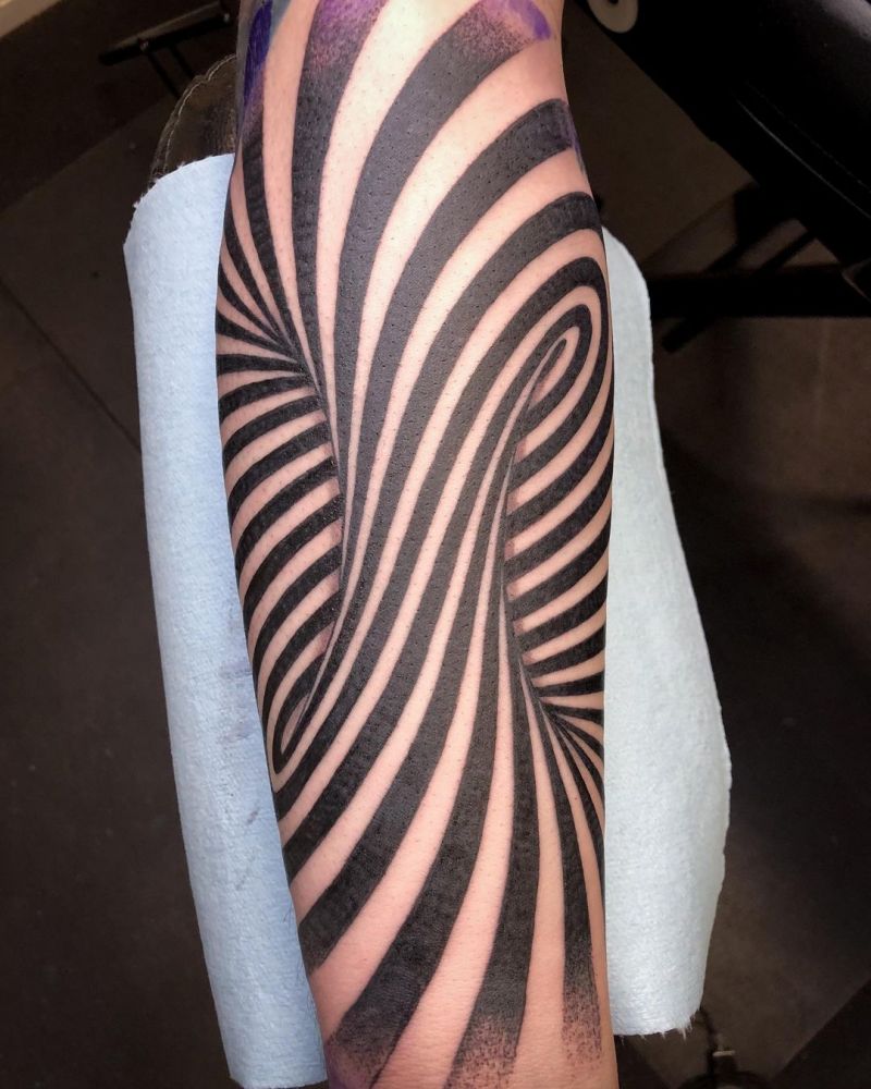 30 Gorgeous Optical Illusion Tattoos for Your Inspiration