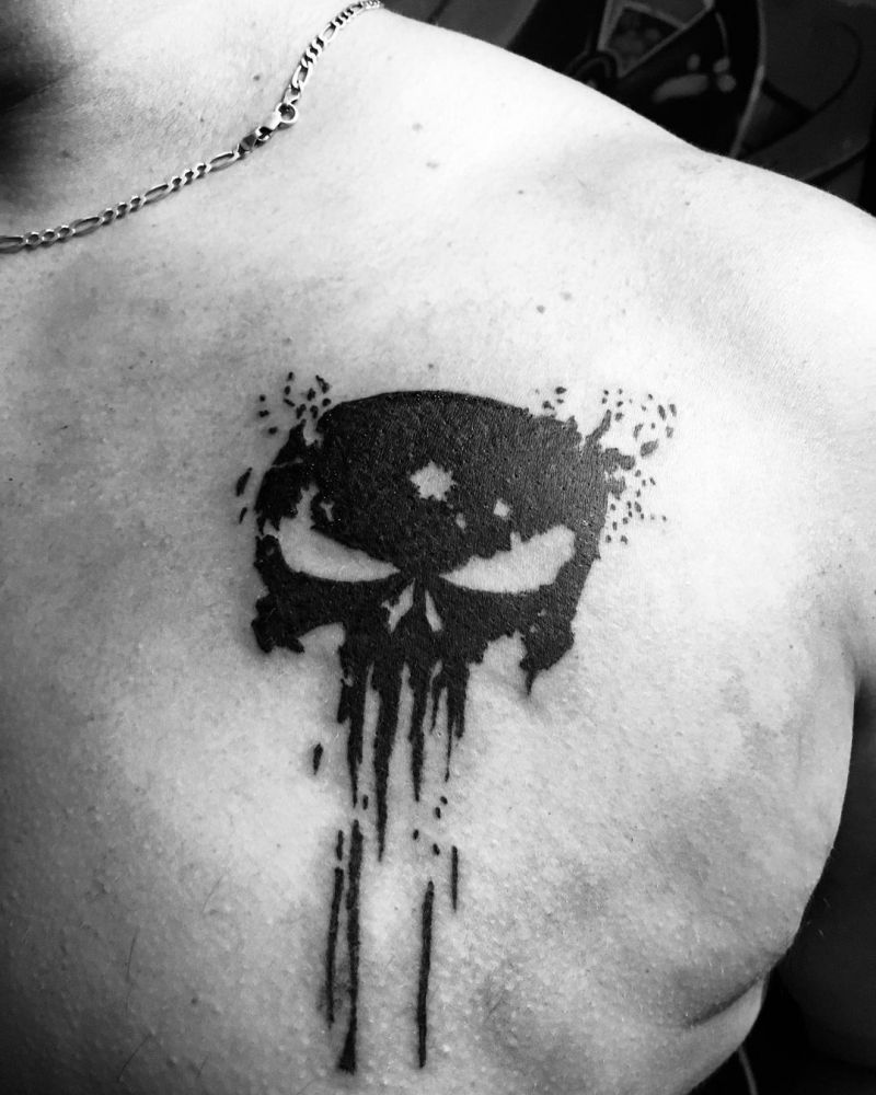 30 Unique Punisher Tattoos to Inspire You