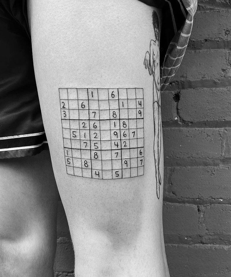 Unique Sudoku Tattoos to Inspire You