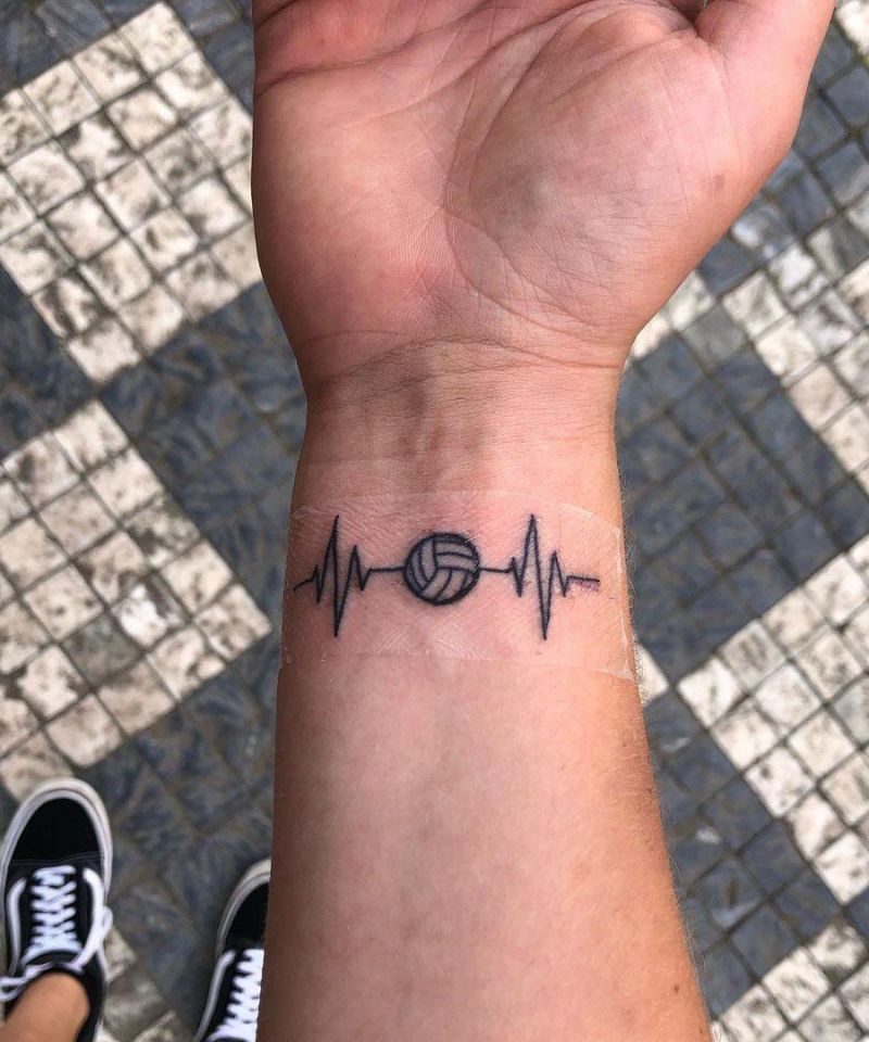 30 Pretty Volleyball Tattoos You Will Love