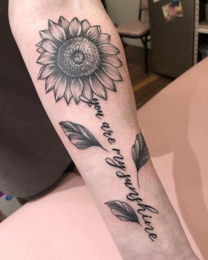 30 Pretty You Are My Sunshine Tattoos to Inspire You