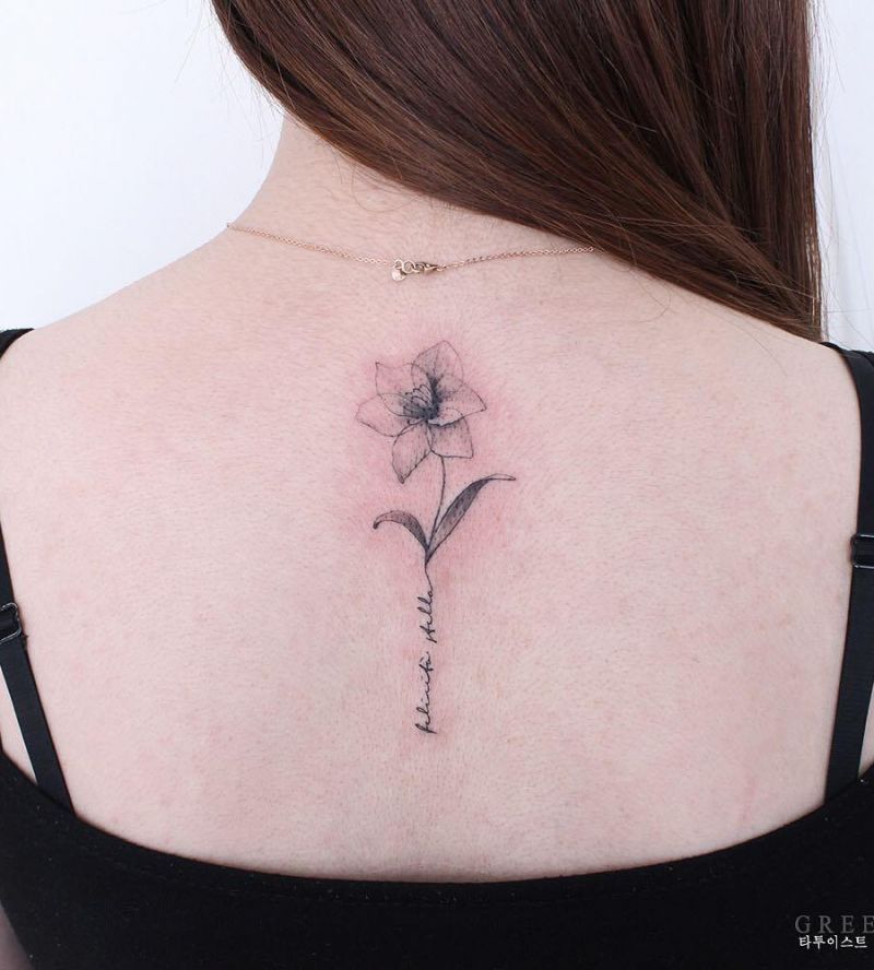 30 Pretty Amaryllis Tattoos You Will Love