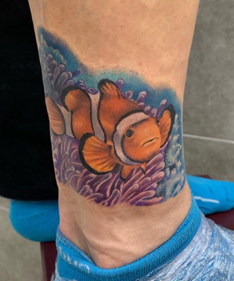 30 Cute Clownfish Tattoos You Must Love