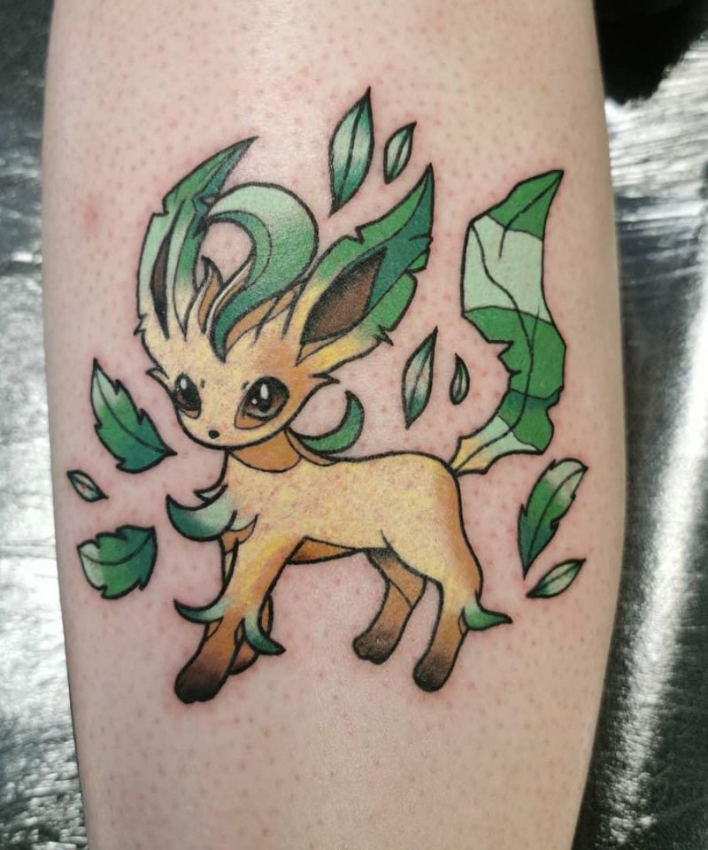 30 Cute Leafeon Tattoos You Must Try