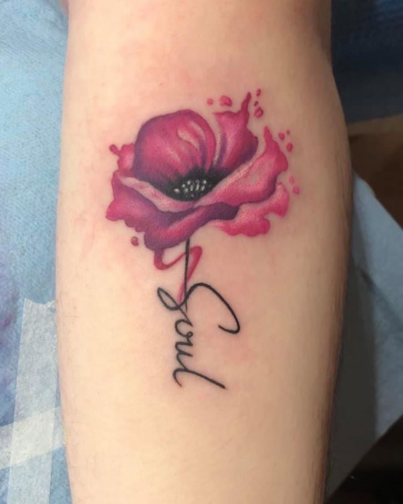 30 Pretty Amaryllis Tattoos You Will Love