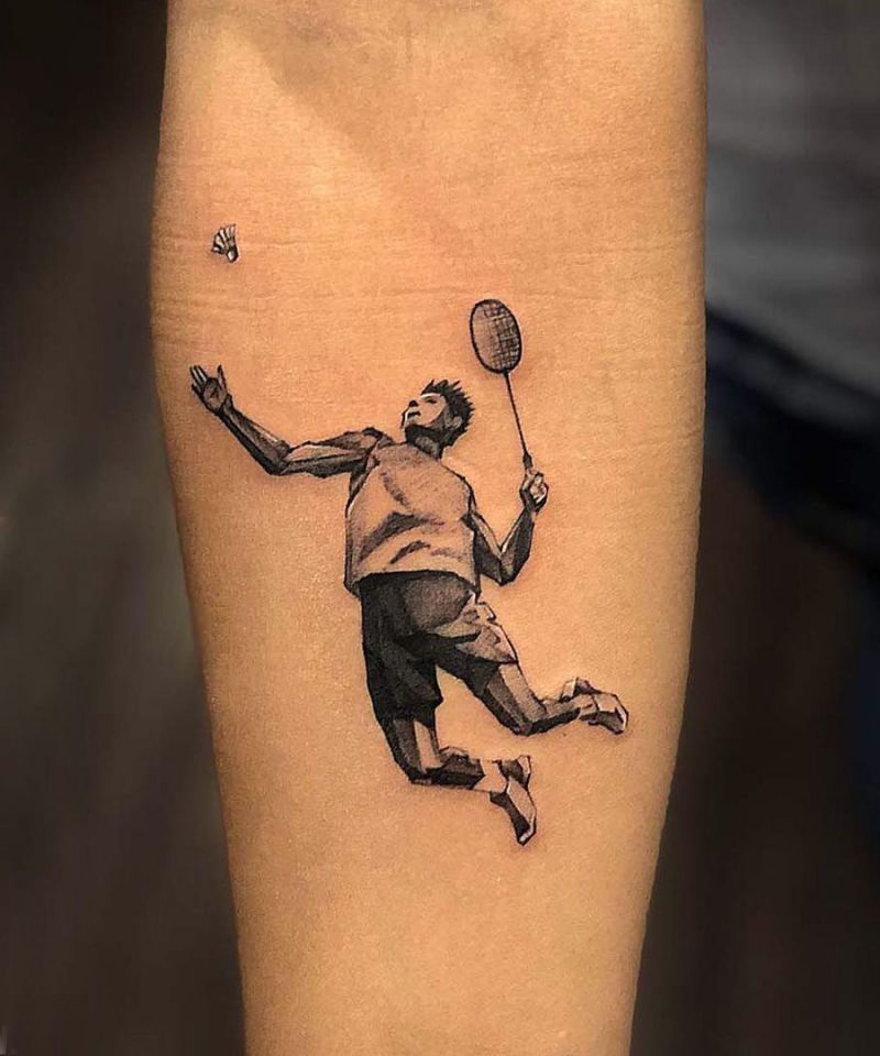 30 Pretty Badminton Tattoos You Will Love