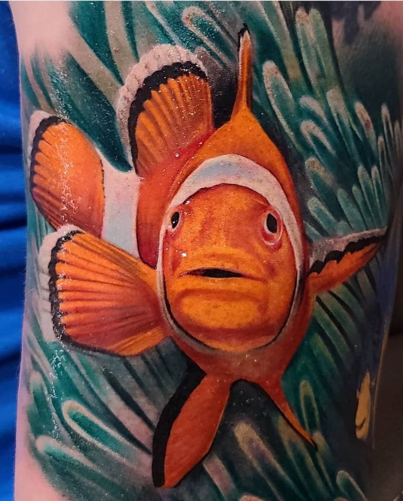 30 Cute Clownfish Tattoos You Must Love