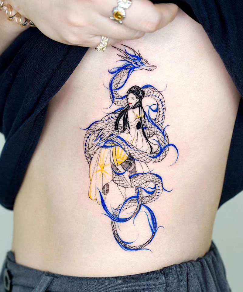 30 Pretty Dragon Tattoos You Must Love