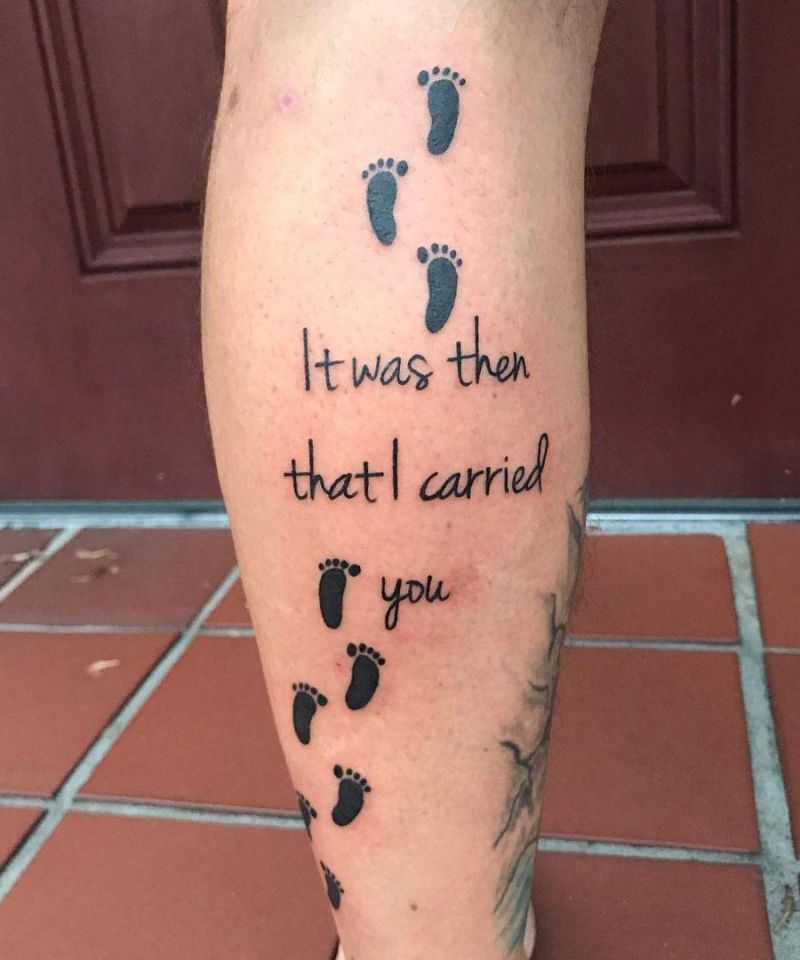 10 Unique Footprints In The Sand Tattoos to Inspire You