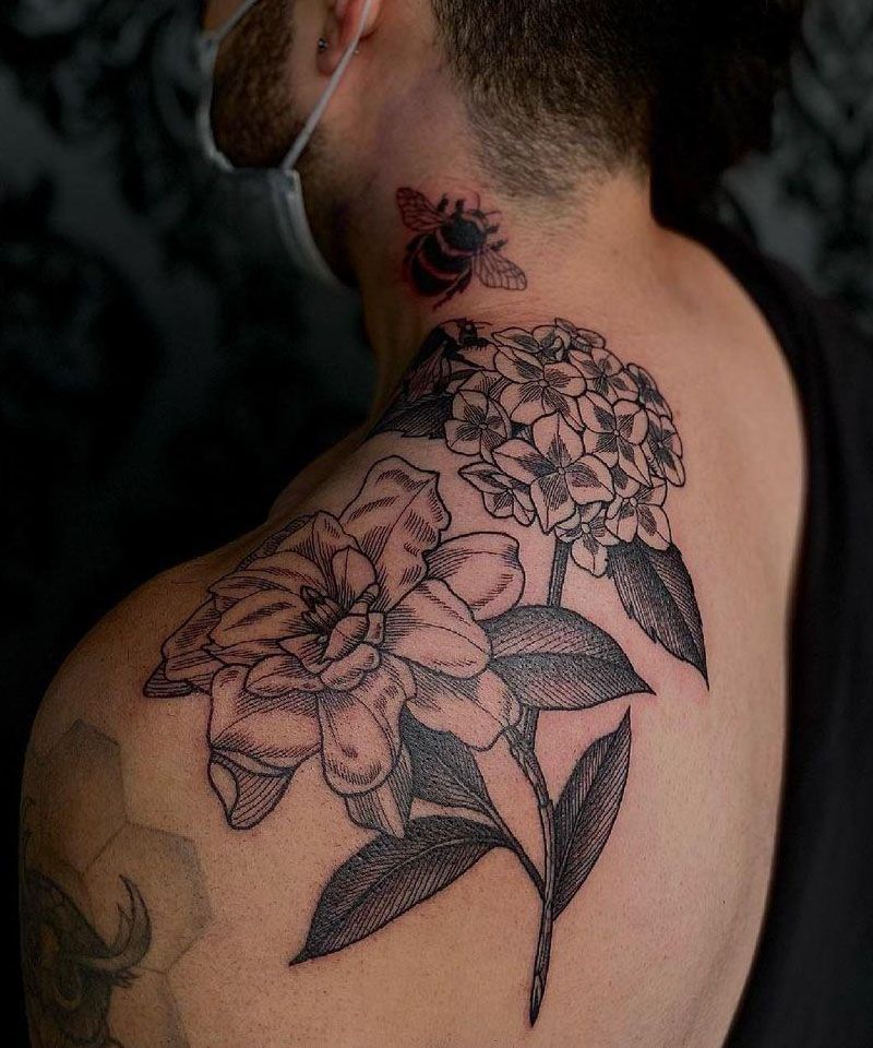 30 Unique Gardenia Tattoos You Must Love