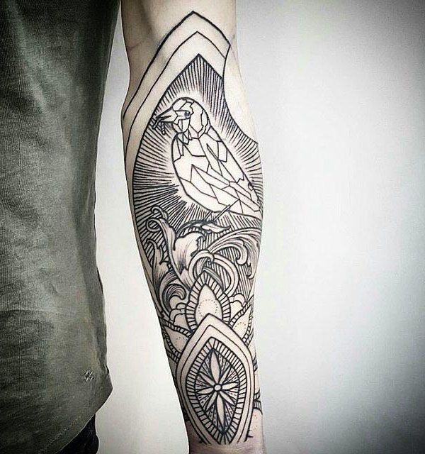 30 Unique Geometric Bird Tattoos You Can Copy