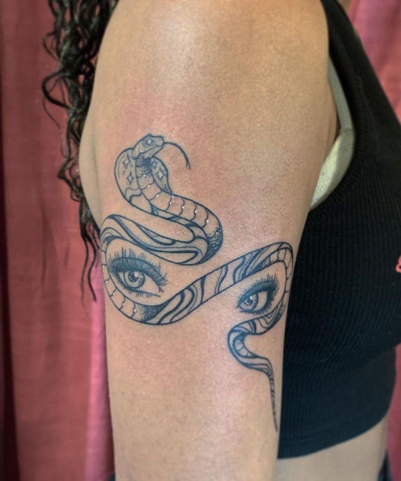 8 Unique Snake Eyes Tattoos to Inspire You