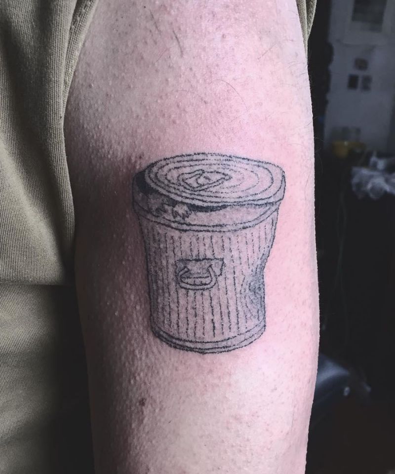 30 Unique Trash Can Tattoos You Must Love