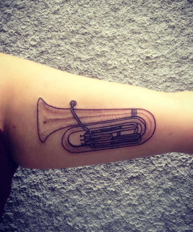 28 Pretty Tuba Tattoos You Can Copy