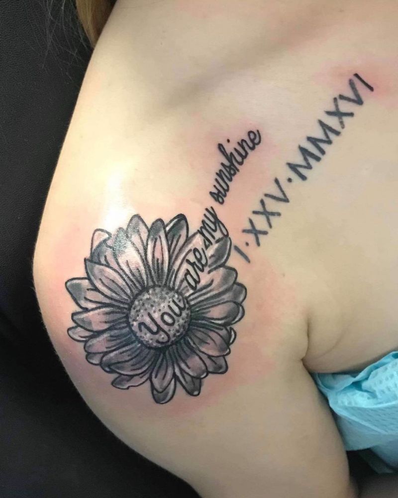 30 Pretty You Are My Sunshine Tattoos to Inspire You