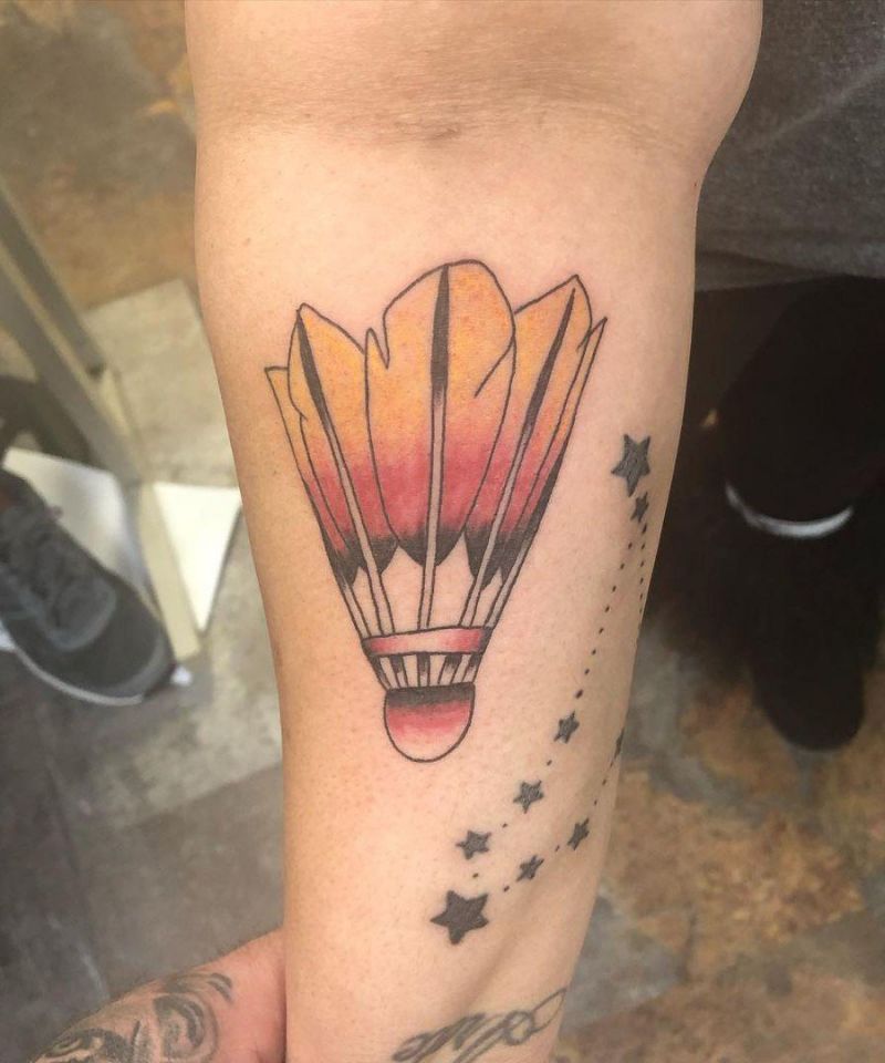 30 Pretty Badminton Tattoos You Will Love