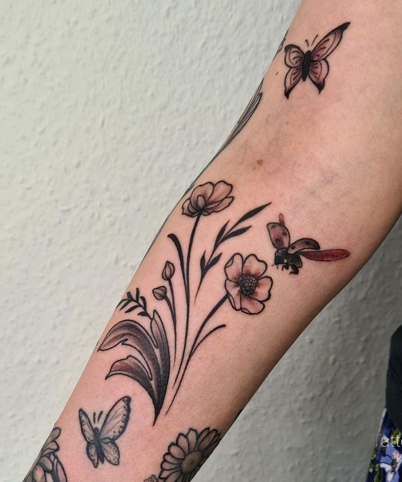 30 Unique Buttercup Tattoos You Must Love