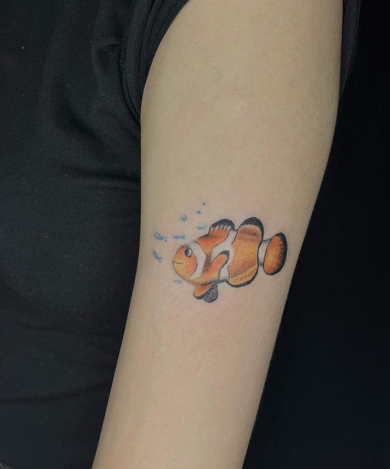 30 Cute Clownfish Tattoos You Must Love