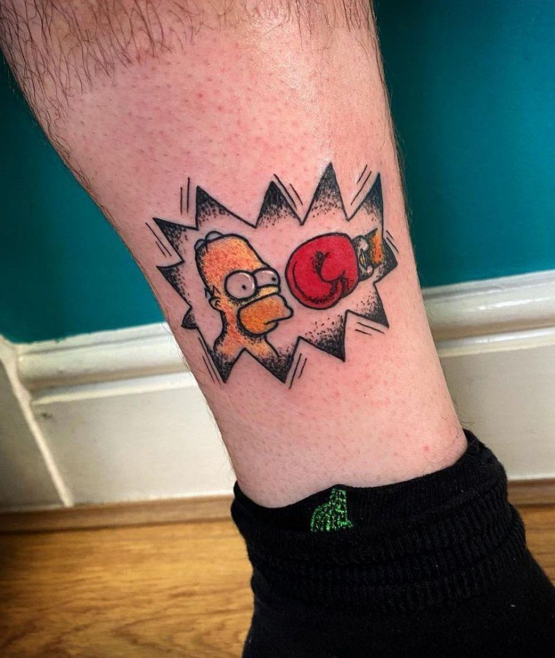 30 Unique Homer Simpson Tattoos You Must Try