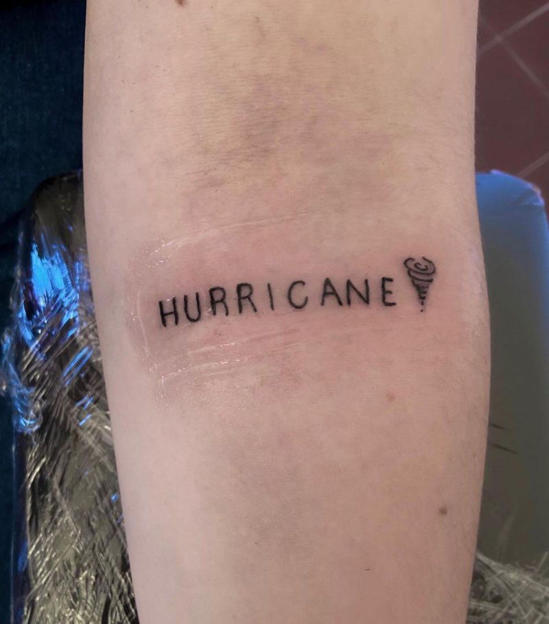 30 Gorgeous Hurricane Tattoos You Must Love