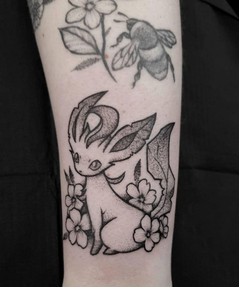 30 Cute Leafeon Tattoos You Must Try