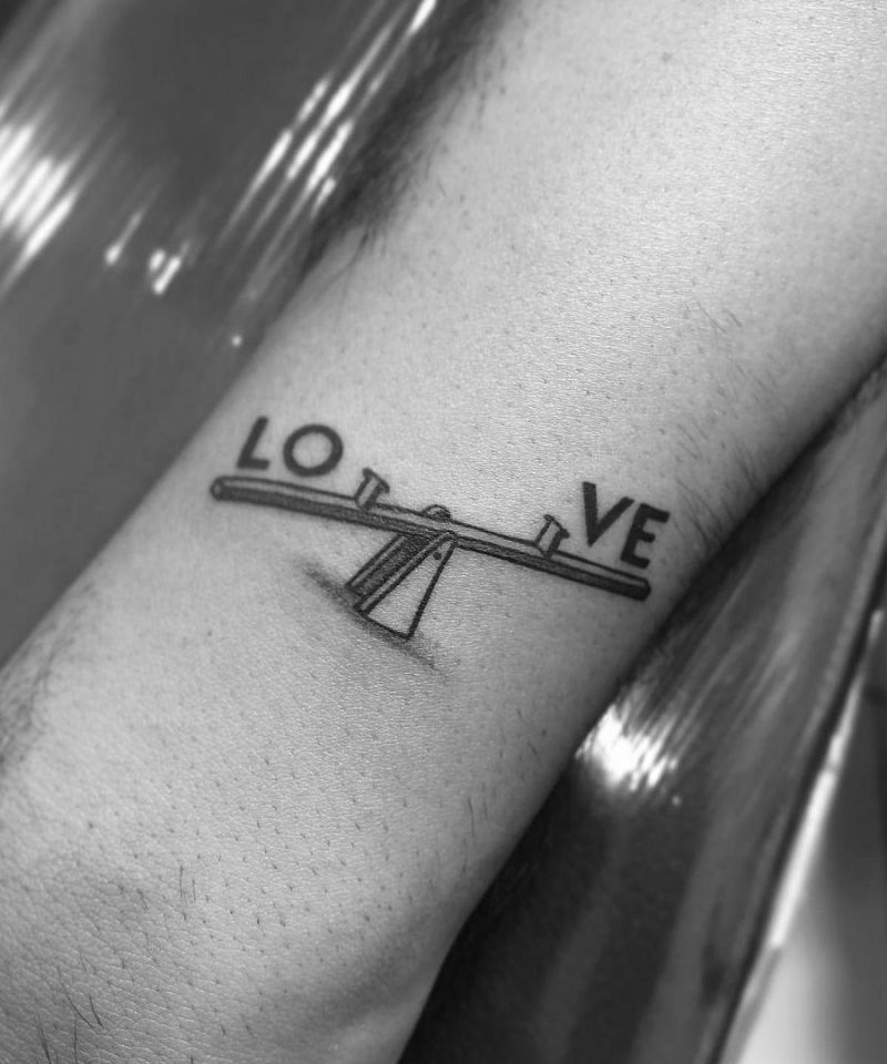 9 Wonderful Seesaw Tattoos You Must Love