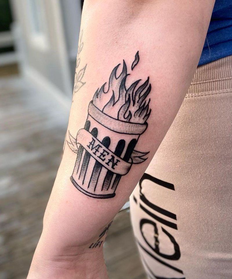 30 Unique Trash Can Tattoos You Must Love