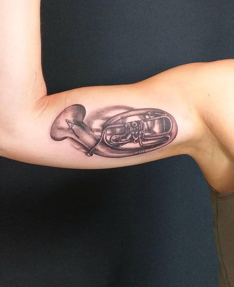 28 Pretty Tuba Tattoos You Can Copy