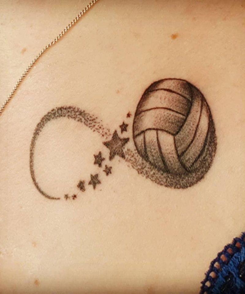 30 Pretty Volleyball Tattoos You Will Love