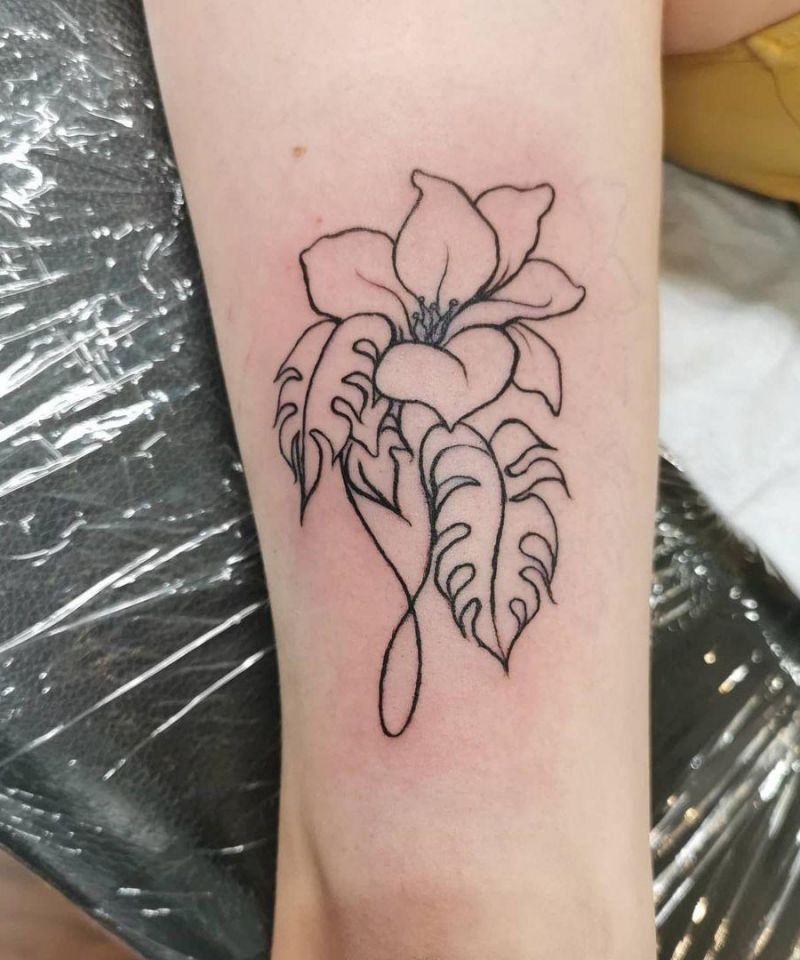 30 Pretty Amaryllis Tattoos You Will Love