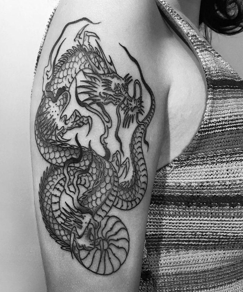 30 Pretty Dragon Tattoos You Must Love