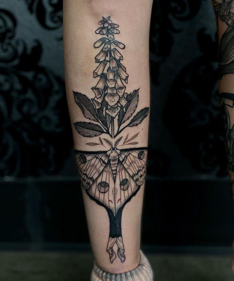 30 Pretty Foxglove Tattoos You Will Love