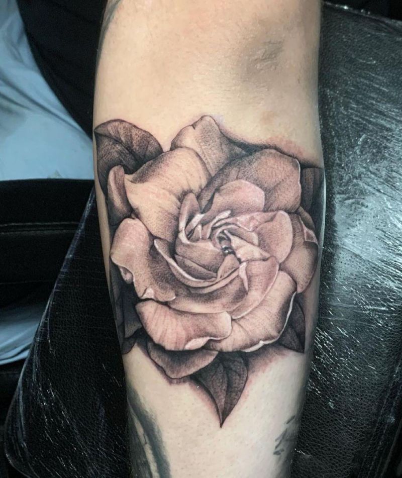 30 Unique Gardenia Tattoos You Must Love