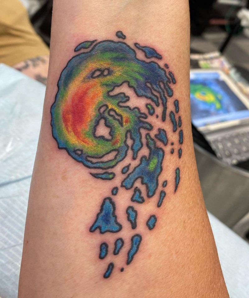 30 Gorgeous Hurricane Tattoos You Must Love