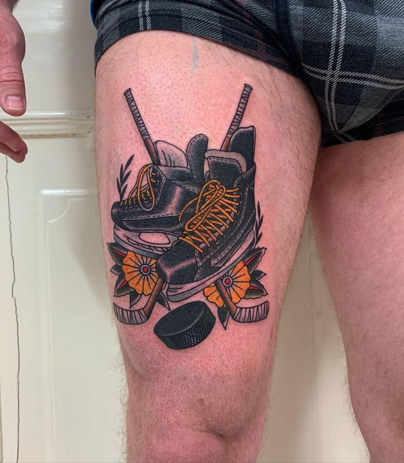 30 Unique Ice Hockey Tattoos You Must Try