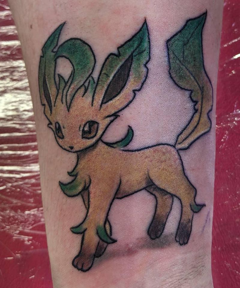 30 Cute Leafeon Tattoos You Must Try