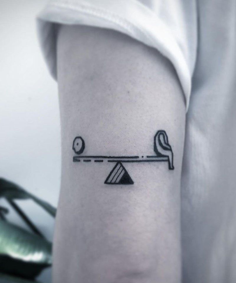 9 Wonderful Seesaw Tattoos You Must Love