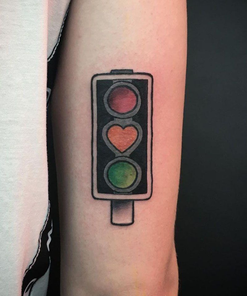 7 Unique Traffic Light Tattoos You Can Copy