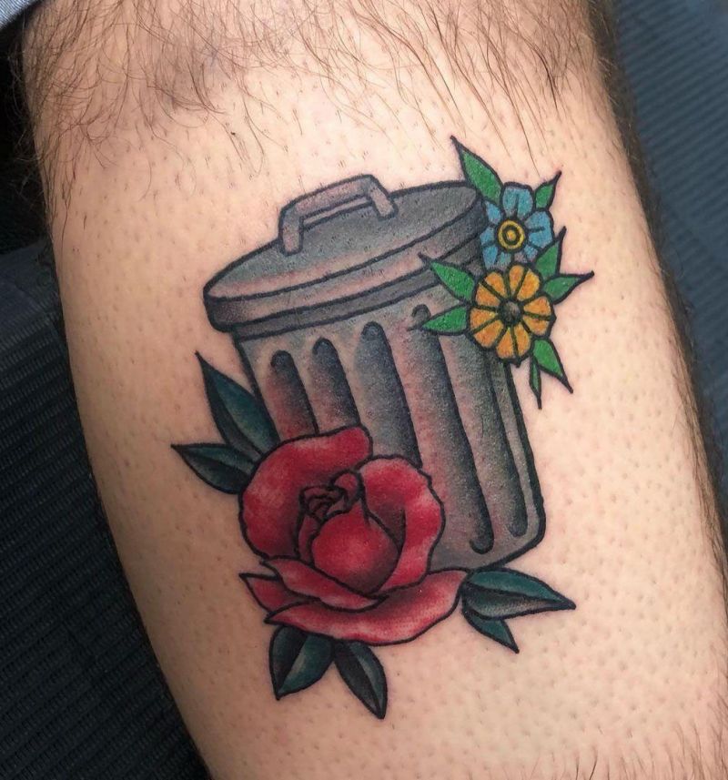 30 Unique Trash Can Tattoos You Must Love