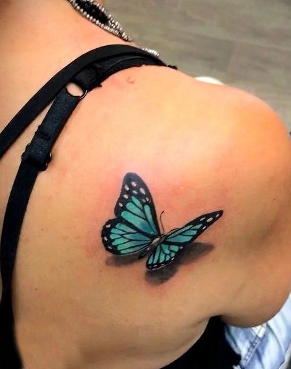 30 Pretty 3D Butterfly Tattoos You Will Love