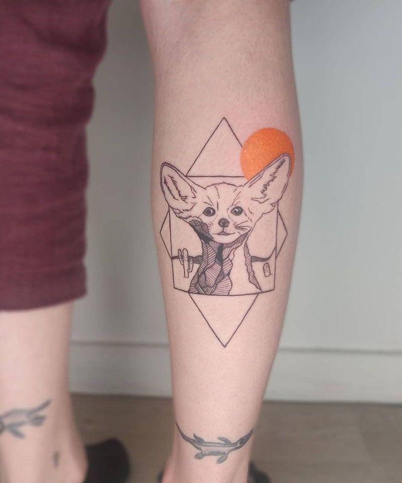 30 Pretty Fennec Fox Tattoos You Must Try