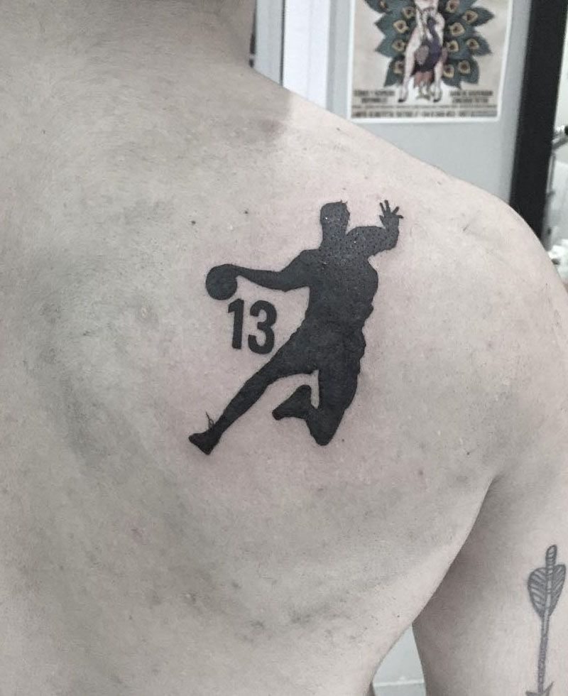 30 Unique Handball Tattoos You Must Love