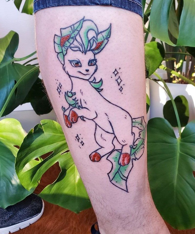 30 Cute Leafeon Tattoos You Must Try